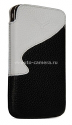 Кожаный чехол для Samsung Galaxy S3 (i9300) Mapi Fits Case, цвет WHITE-BLACK (M-150437)