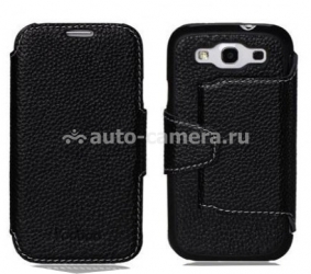 Кожаный чехол для Samsung Galaxy S3 (i9300) Yoobao Executive Leather Case, цвет черный