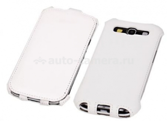 Кожаный чехол для Samsung Galaxy S3 (i9300) Yoobao iLively Leather Case, цвет белый