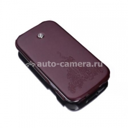 Кожаный чехол для Samsung Galaxy S3 SGP Leather Case Gariz Series, цвет коричневый (SGP09320)