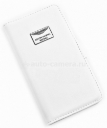 Кожаный чехол для Samsung Galaxy S4 (i9500) Aston Martin Racing book case, цвет white (FCSAMI95001B)