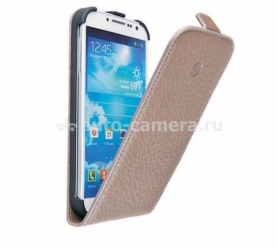 Кожаный чехол для Samsung Galaxy S4 (i9500) Beyza MF-Series Flip, цвет duncan brown (BZ25527)