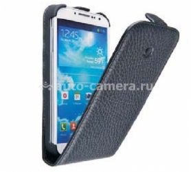 Кожаный чехол для Samsung Galaxy S4 (i9500) Beyza MF-Series Flip, цвет sadle black (BZ25497)