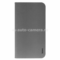 Кожаный чехол для Samsung Galaxy S4 (i9500) Ozaki Slim folio case, цвет Silver (OC740SR)