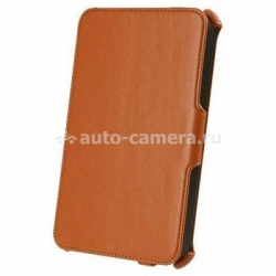 Кожаный чехол для Samsung Galaxy Tab 2 7.0 (P3100) Optima Case, цвет оранжевый (op-p3100-or)