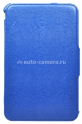 Кожаный чехол для Samsung Galaxy Tab 2 7.0 (P3100) Optima Case, цвет синий (op-p3100-ltbl)