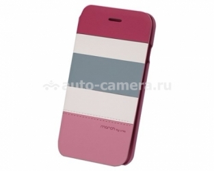 Кожаный чехол-книжка для iPhone 6 Uniq March, цвет Pink (IP6GAR-MARPNK)