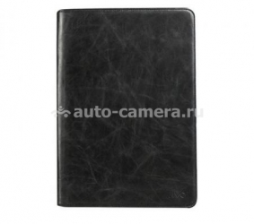 Кожаный чехол-книжка для Macbook Air 13" Jivo Executive Leather Zipper Case, цвет black (JI-1256)