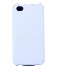 Кожаный чехол на заднюю крышку iPhone 5 / 5S SAYOO Leather Beaty, цвет white
