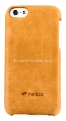 Кожаный чехол-накладка для iPhone 5C Melkco Leather Snap Cover, цвет Vintage Khaki