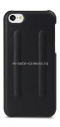 Кожаный чехол-накладка для iPhone 5C Melkco Snap Cover Craft Limited Edition Prime Twin, цвет Black Wax Leather