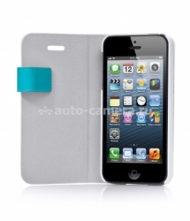 Набор чехлов для iPhone 5 / 5S Capdase Smart Folder Sider Belt, цвет white / white (SFIH5-SB22)