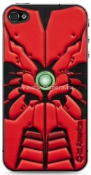 Наклейка на iPhone 4 и 4S id America Cushi Robotics, цвет type R (CSI-405-RED)