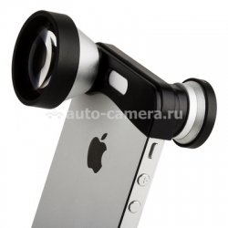 Объектив для iPhone 5 / 5S Photo lens ib-FMST-5 3-in-one, цвет объектива металлик