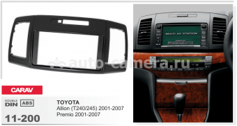Переходная рамка для Toyota Premio/Allion 2001-2007 Wide 2 Din (не оригинал) RP-TYPR24Wide (Carav 11-200)
