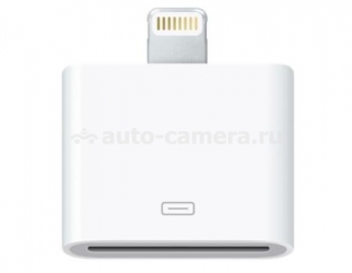 Переходник для iPhone 5 / 5S / 5C, iPad 4 и iPad mini Kingyue Lightning to 30-pin adaptor, цвет white (KYIA-007W)