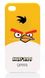 Пластиковый чехол для iPhone 4/4S Gear4 Angry Birds Hard Plastic Case, цвет желтый (ICAB402)