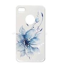Пластиковый чехол для iPhone 4/4S iCover Flower, цвет Navy (IP4-HP-FB/NAVY)