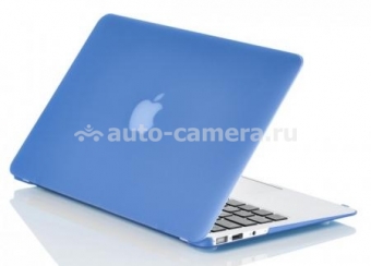 Пластиковый чехол для Macbook Air 13" Barey Cristal Hard Case, цвет бирюзовый матовый (B/C-MA13-Cn-Mt-Pl2)