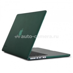 Пластиковый чехол для Macbook Pro 15" с дисплеем Retina Speck SeeThru Satin, цвет Malachite Green (SPK-A1502)