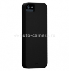 Пластиковый чехол на заднюю крышку для iPhone 5 / 5S Case Mate Barely There, цвет black (CM022388)