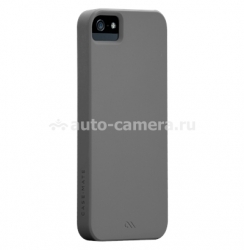 Пластиковый чехол на заднюю крышку для iPhone 5 / 5S Case Mate Barely There, цвет gray (CM022398)