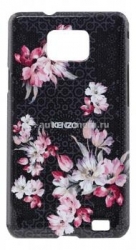 Пластиковый чехол на заднюю крышку для Samsung Galaxy S2 Kenzo Nadir, цвет Black (NADIRI9100N)