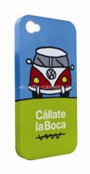 Пластиковый чехол на заднюю крышку iPhone 4 и 4S Callate la Boca Furgo (CBCT001)