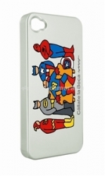 Пластиковый чехол на заднюю крышку iPhone 4 и 4S Callate la Boca Superheroes (CBCT002)