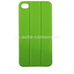 Пластиковый чехол на заднюю крышку iPhone 4 и 4S TidyTilt Smart Cover, цвет зеленый (TT1GREEN)