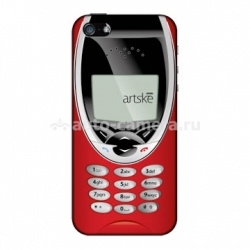 Пластиковый чехол на заднюю крышку iPhone 5 / 5S Artske Uniq Case, рисунок Old Mobile Red (UC-D12R-IP5)