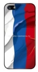Пластиковый чехол на заднюю крышку iPhone 5 / 5S Artske Uniq Case, рисунок Russian Flag (UC-F15-IP5S)