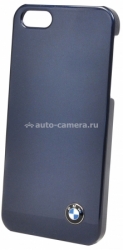 Пластиковый чехол на заднюю крышку iPhone 5 / 5S BMW Signature Hard Shiny, цвет Blue (BMHCP5SN)