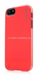 Пластиковый чехол на заднюю крышку iPhone 5 / 5S Capdase Polimor Jacket Polishe, цвет red (PMIH5-5199)