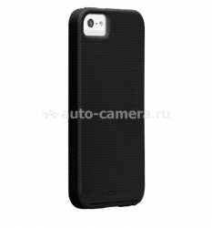 Пластиковый чехол на заднюю крышку iPhone 5 / 5S Case Mate Tough, цвет black/black (CM022627)