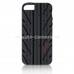 Пластиковый чехол на заднюю крышку iPhone 5 / 5S Gear4 Tread GT, цвет black (IC505G)