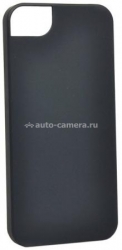 Пластиковый чехол на заднюю крышку iPhone 5 / 5S iCover Glossy, цвет черный (IP5-G-BK)