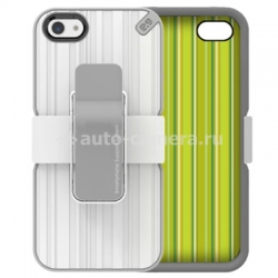 Пластиковый чехол на заднюю крышку iPhone 5 / 5S Pure Gear Utilitarian Smartphone Support System, цвет white (02-001-01906)
