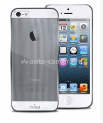 Пластиковый чехол на заднюю крышку iPhone 5 / 5S PURO Mirror Cover, цвет silver (IPC5MIRRORSIL)