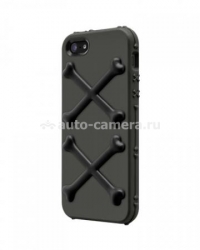 Пластиковый чехол на заднюю крышку iPhone 5 / 5S Switcheasy Bones, цвет Black (SW-BONEI5-BK2)