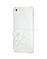 Пластиковый чехол на заднюю крышку iPhone 5 / 5S Switcheasy Dahila, цвет White (SW-DAHI5-W)