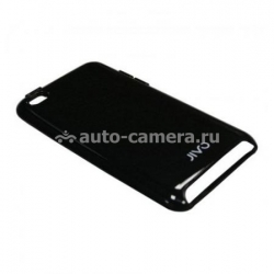 Пластиковый чехол на заднюю крышку iPod Touch 4G Jivo TPU Case, цвет black (JI-1229)