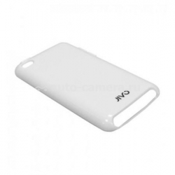 Пластиковый чехол на заднюю крышку iPod Touch 4G Jivo TPU Case, цвет white