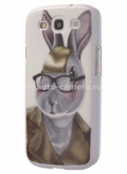 Пластиковый чехол на заднюю крышку Samsung Galaxy S3 Artske Uniq Case, рисунок Rabbit (UC-W09-S3)