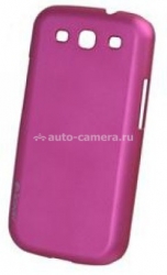 Пластиковый чехол на заднюю крышку Samsung Galaxy S3 (i9300) iCover Rubber, цвет pink (GS3-RF-P)