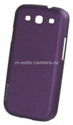 Пластиковый чехол на заднюю крышку Samsung Galaxy S3 (i9300) iCover Rubber, цвет purple (GS3-RF-PP)