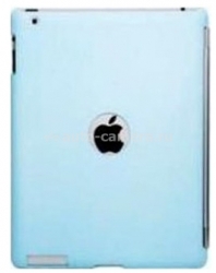 Пластиковый чехол на заднюю панель iPad 3 и iPad 4 iCover Candy Rubber, цвет Blue (NIA-CAR)