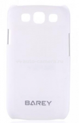 Пластиковый чехол на заднюю панель Samsung Galaxy S3 (i9300) Barey, цвет белый матовый (B/PSC-SGS3/Wt-Mt-Pl-b)