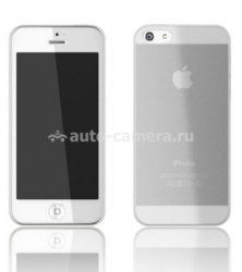 Пластиковый чехол-накладка для iPhone 5 / 5S Caze Zero Matte, цвет clear