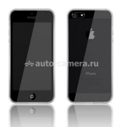 Пластиковый чехол-накладка для iPhone 5 / 5S Caze Zero Pro, цвет clear